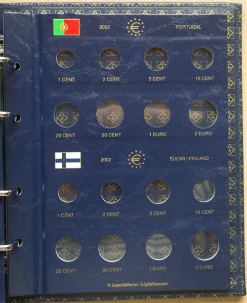 Leuchtturm euro monetų albumas "Vista" su įmautėmis