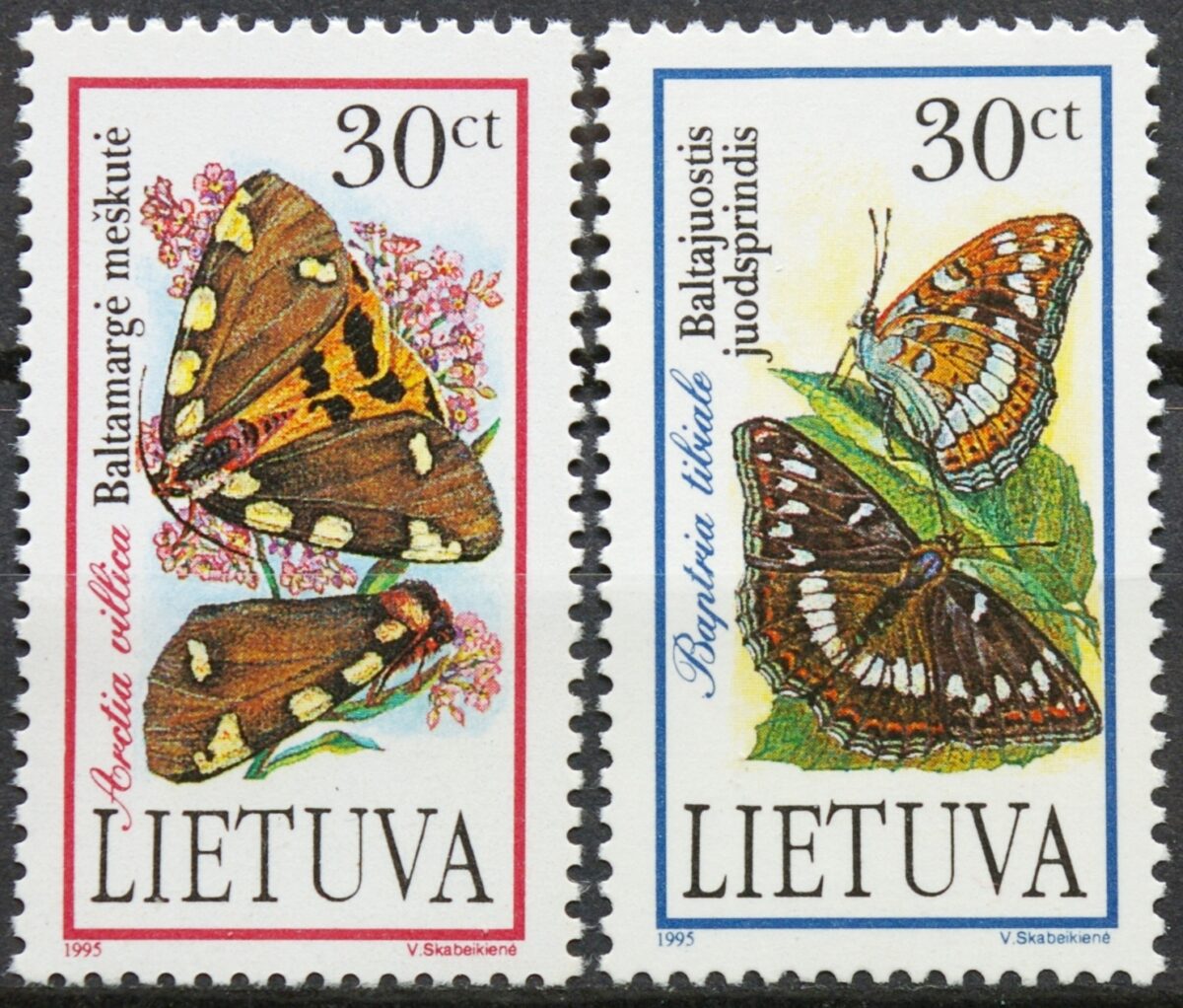 Lietuva, pilna serija, MiNr 589-590 MNH** V