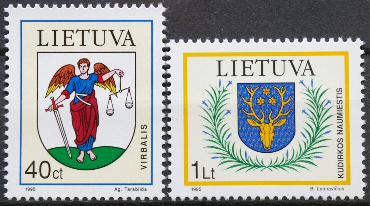 Lietuva, pilna serija, MiNr 591-592 MNH**