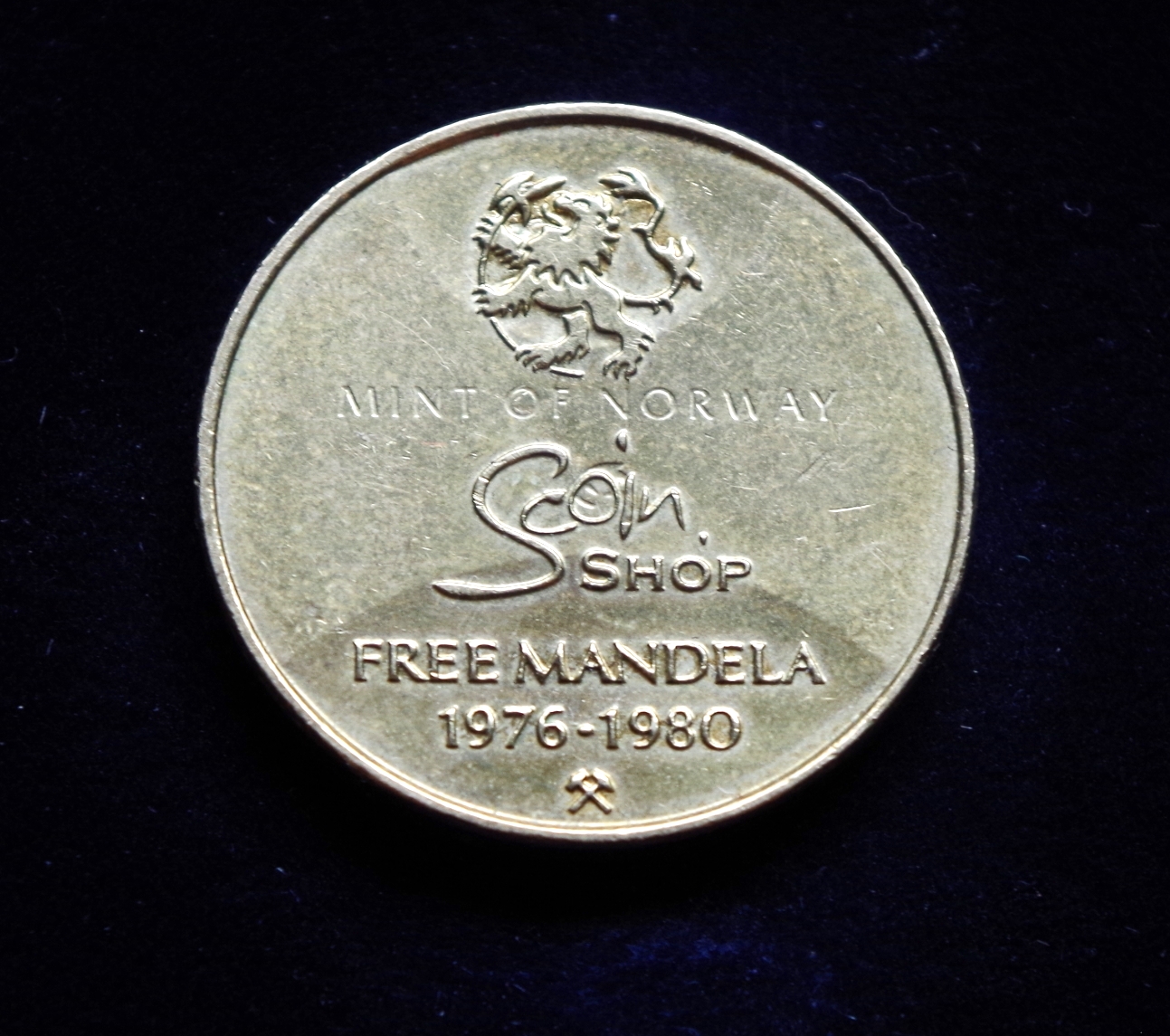 Pietų Afrika, Scoin Shop žetonas 1980m E