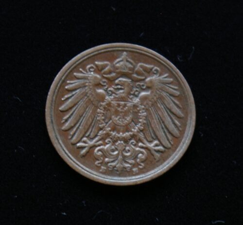 Vokietijos Imperija, 1 pfenigis 1906m-E