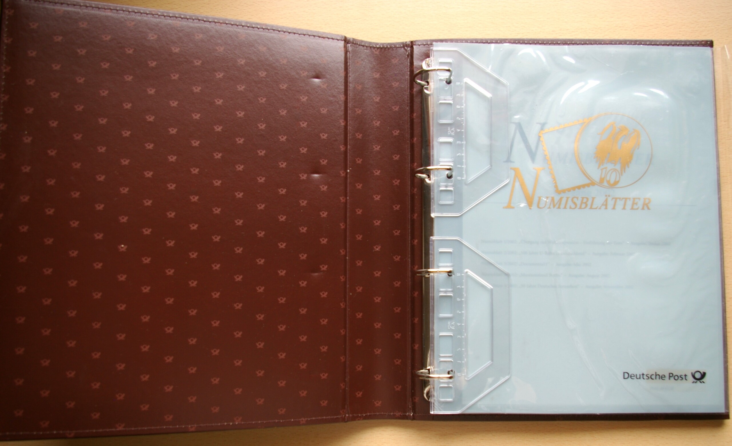 Albumas Deutsche Post Numisblätter 2002-2003 m. Albumas Deutsche Post Numisblätter 2002-2003 m.
