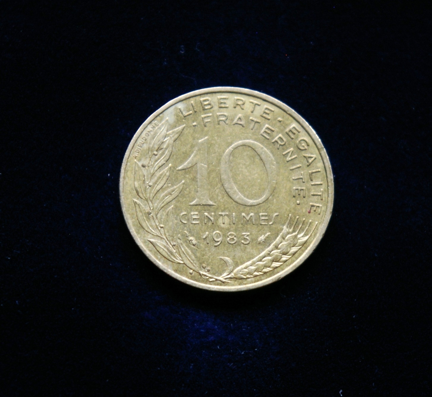 Prancūzija, 10 santimų 1983m