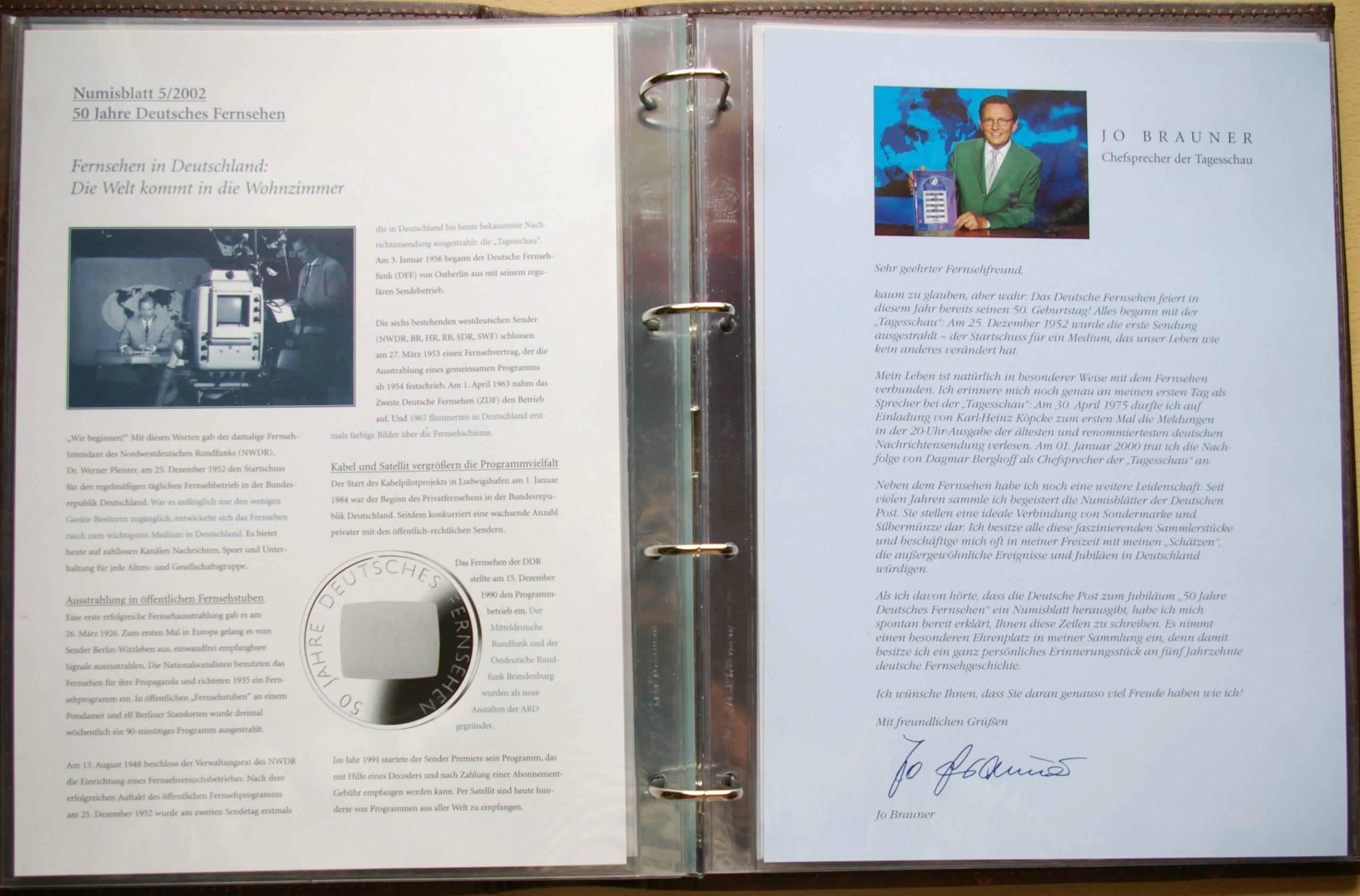 Albumas Deutsche Post Numisblätter 2002-2003 m. Albumas Deutsche Post Numisblätter 2002-2003 m.