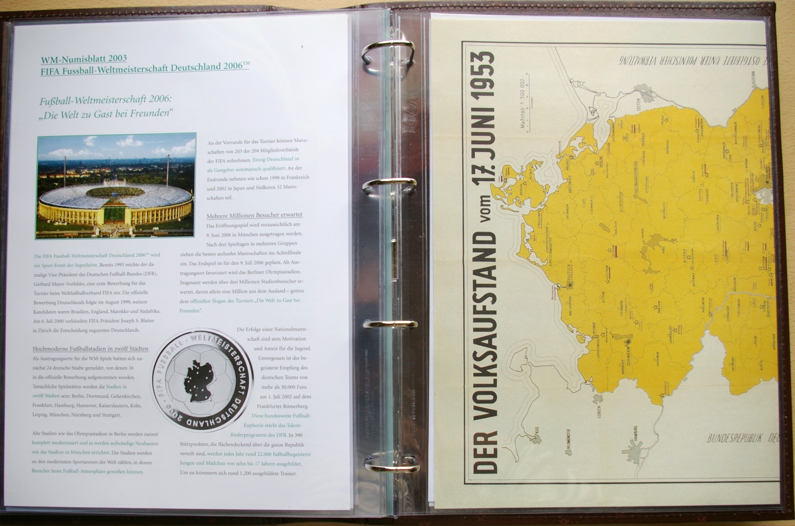 Albumas Deutsche Post Numisblätter 2002-2003 m. Albumas Deutsche Post Numisblätter 2002-2003 m.