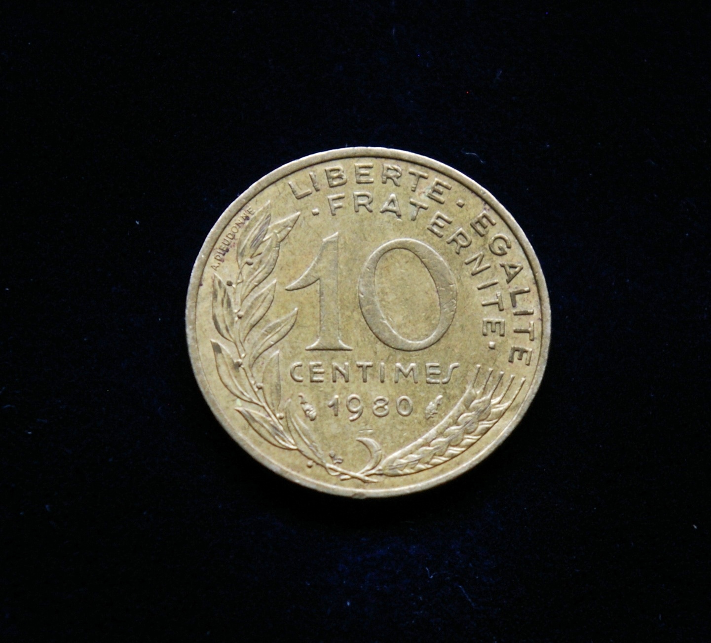 Prancūzija, 10 santimų 1980m