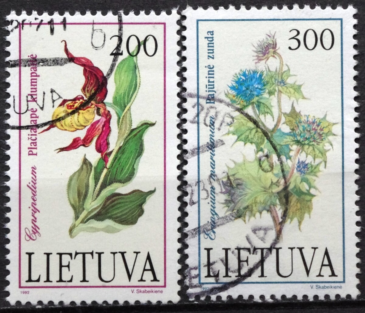 Lietuva, pilna serija, MiNr 499-500 Used(O) V
