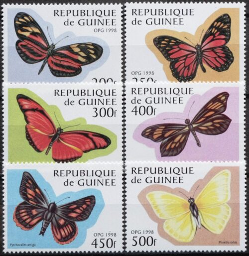 Gvinėja, pilna serija MiNr 1716-1721 MNH** V