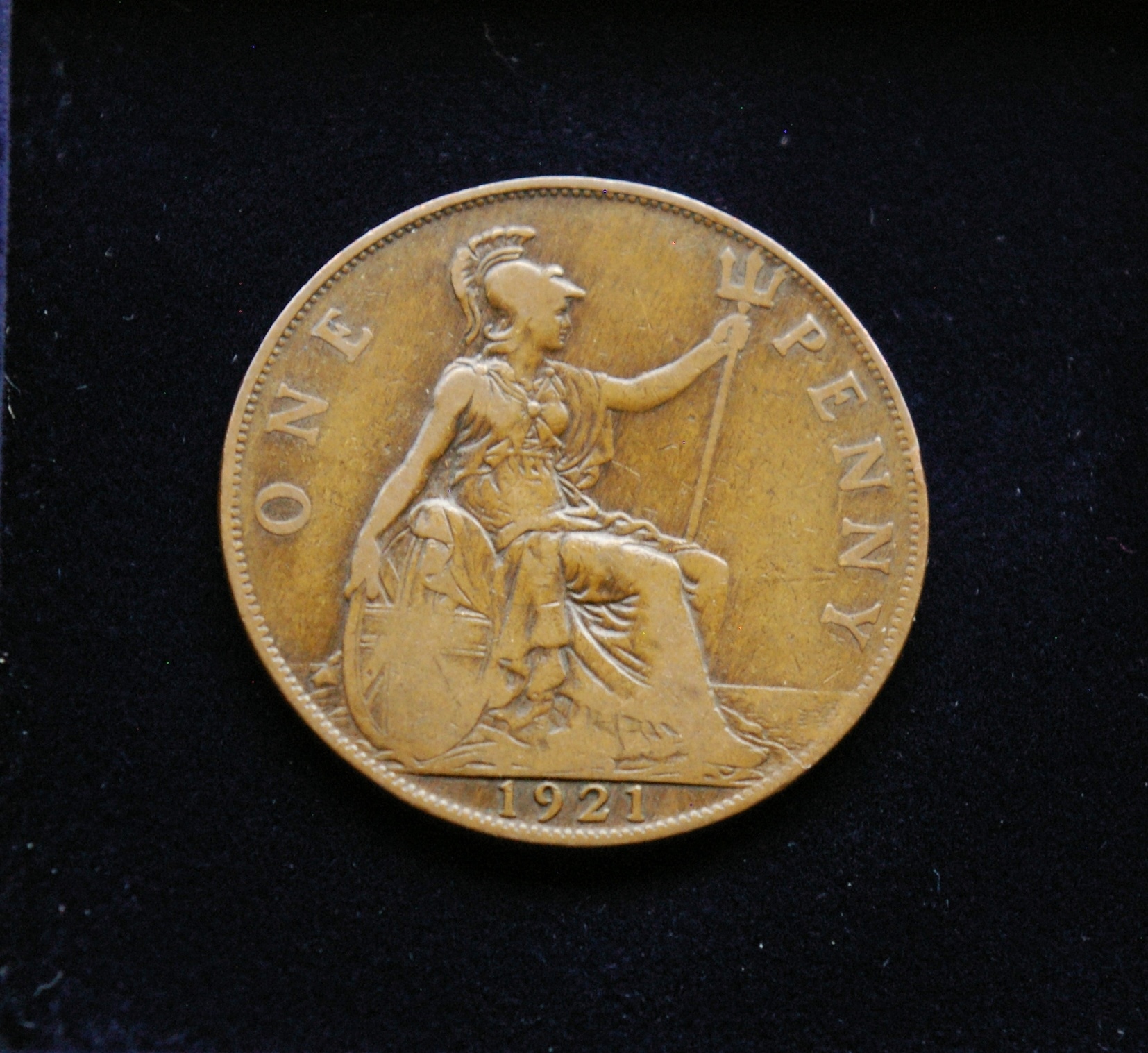 Didžioji Britanija, 1 pensas 1921m