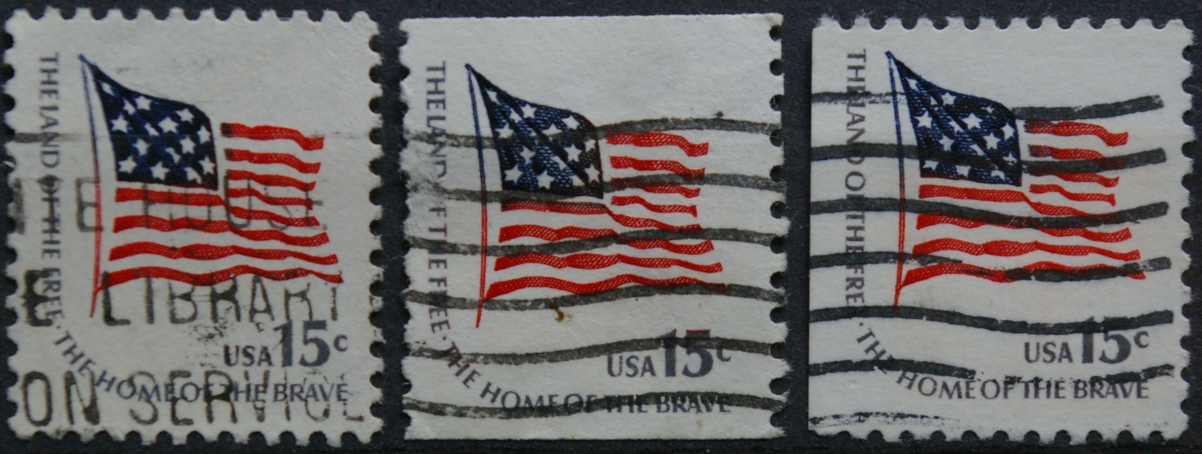 JAV, ScNr 1597-1598, 1618C Used(O)