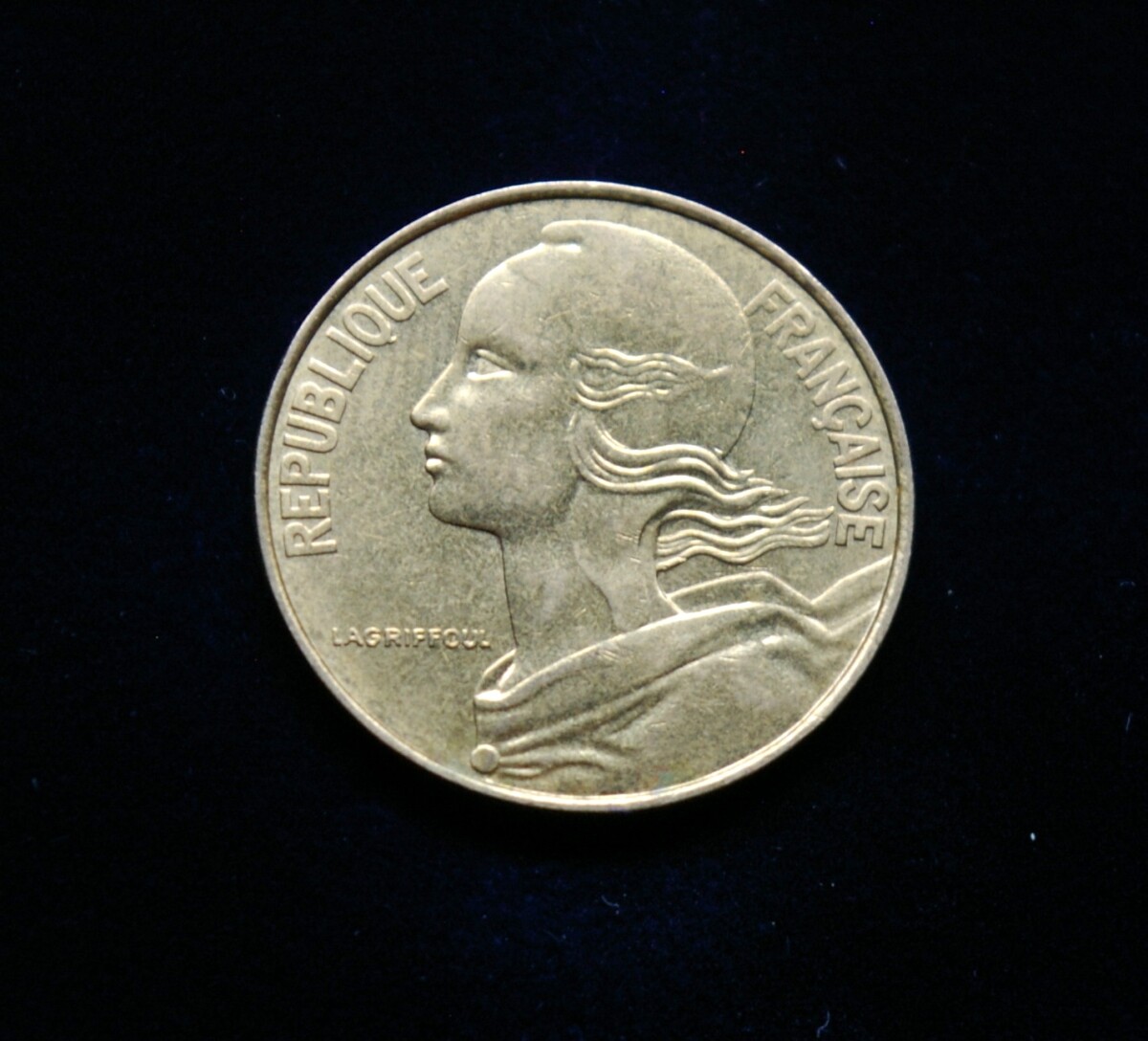 Prancūzija, 20 santimų 1976m