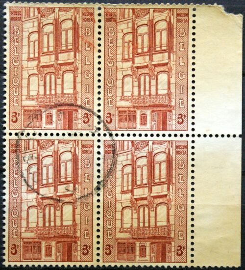 Belgija, kvartblokas iš MiNr 1264 Used (O)