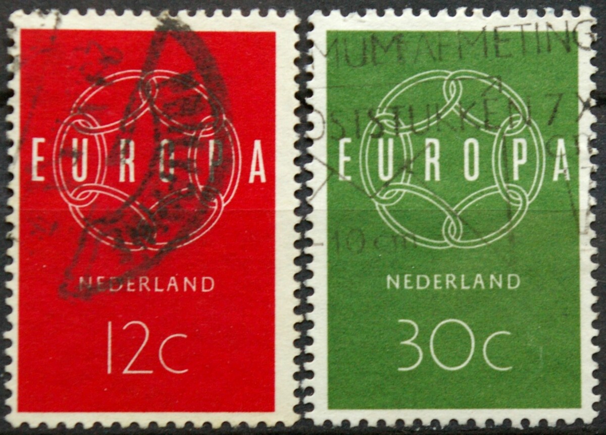 Nyderlandai, pilna serija, MiNr 735-736 Used (O)