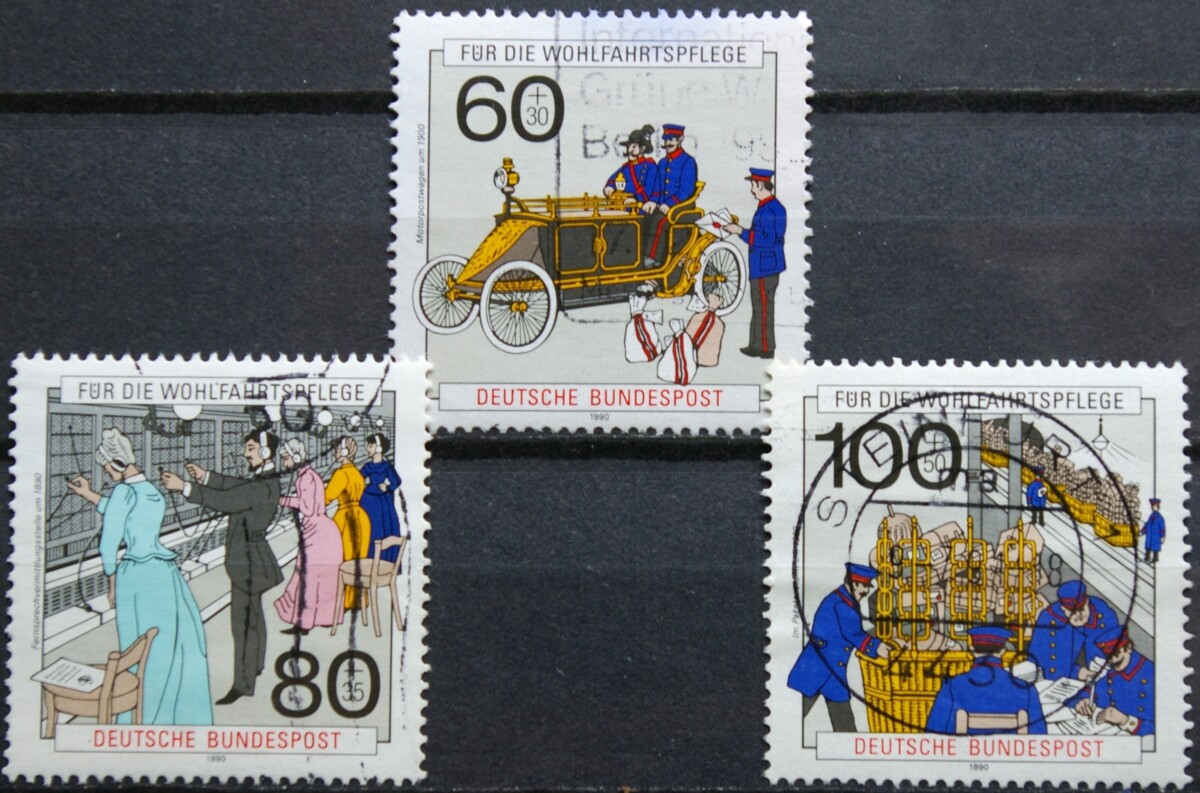 Vokietija, pilna serija MiNr 1474-1476 Used(O)