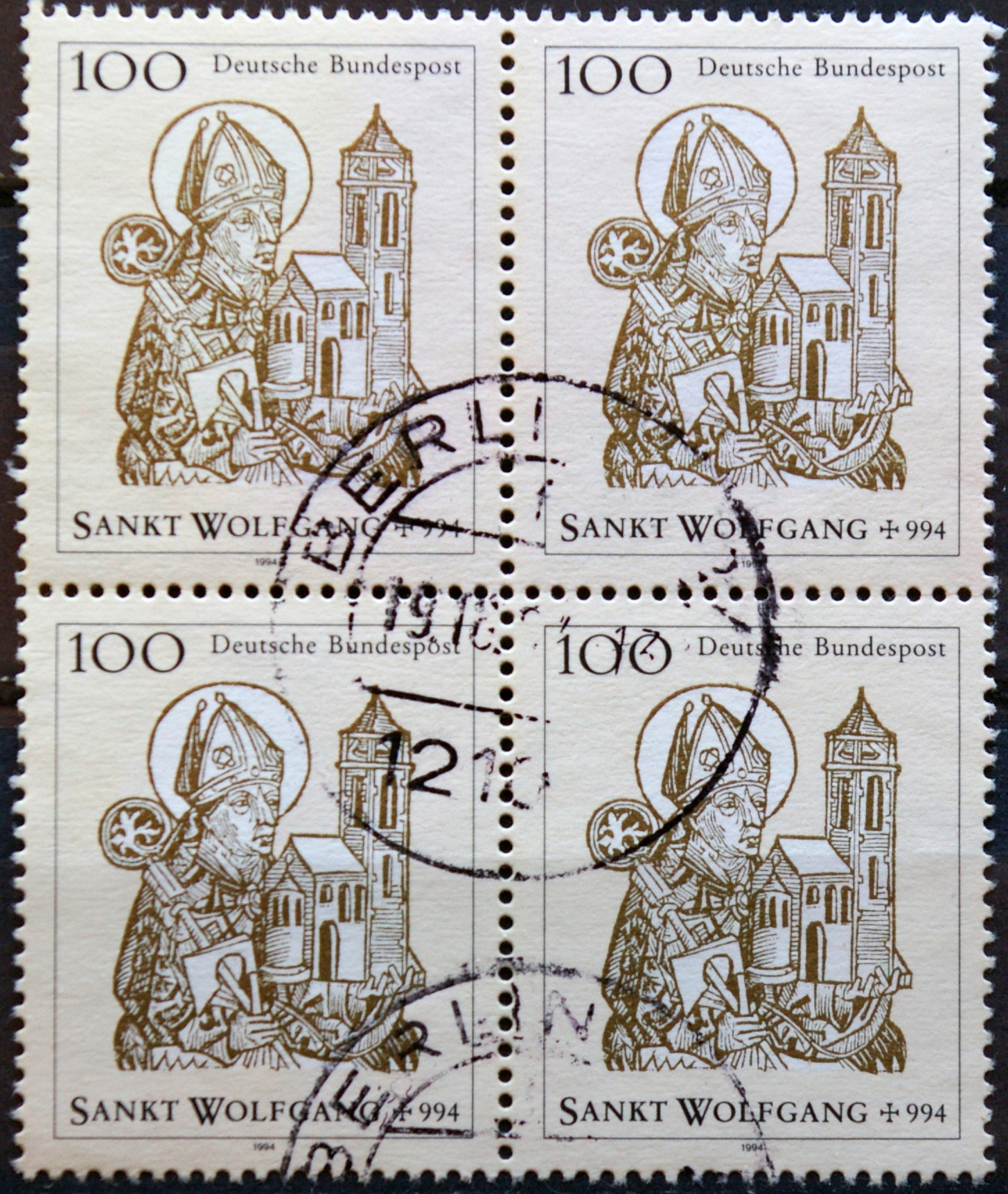 Vokietija, kvartblokis MiNr 1762 Used(O)