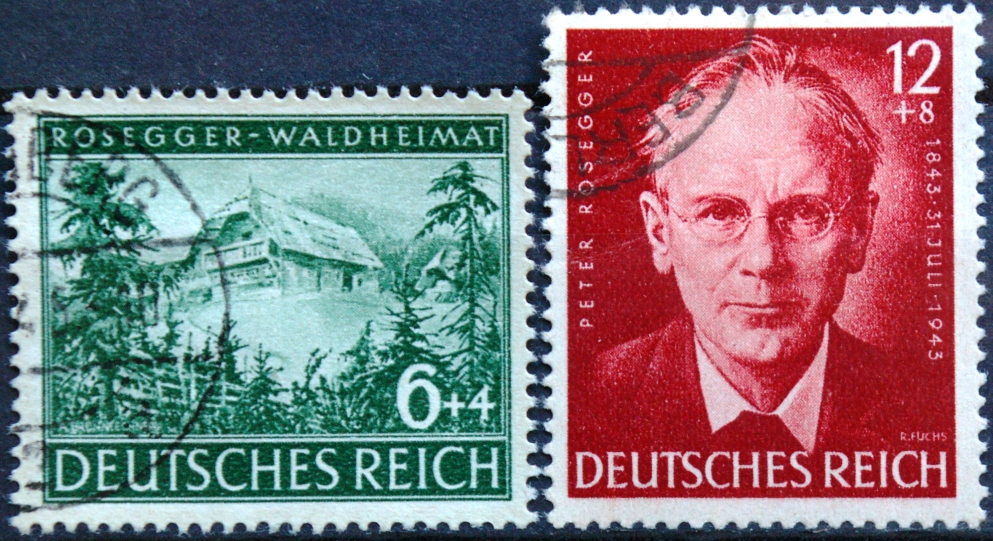 Vokietijos Reichas, pilna serija, MiNr 855-856 Used(O)