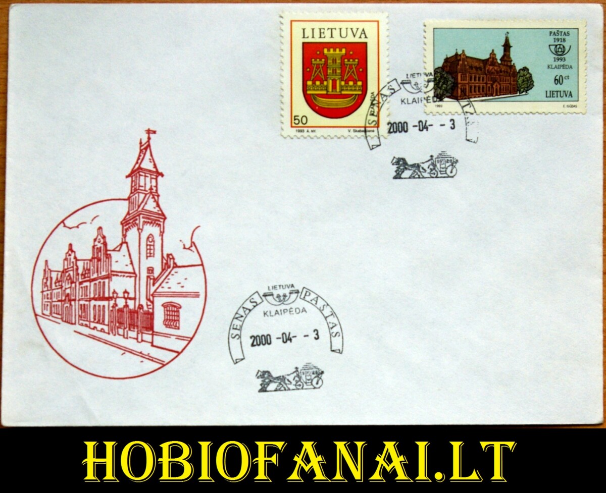 Lietuva, 1997m dail. A. Kliševičiaus vokas G