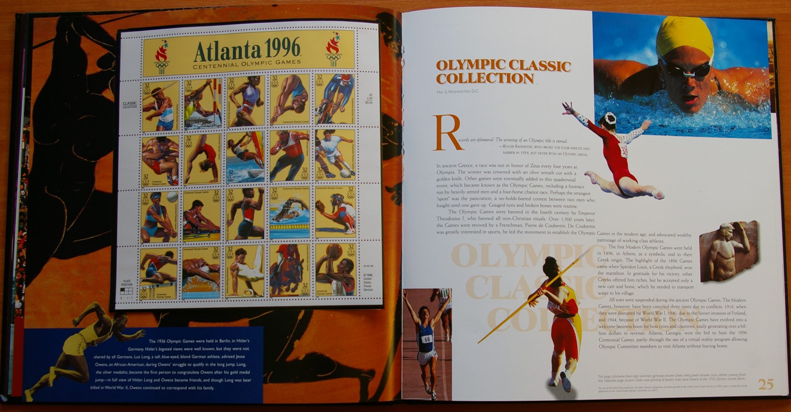 JAV, 1996 m. pašto ženklų rinkinio knyga G JAV, 1996 m. pašto ženklų rinkinio knyga G