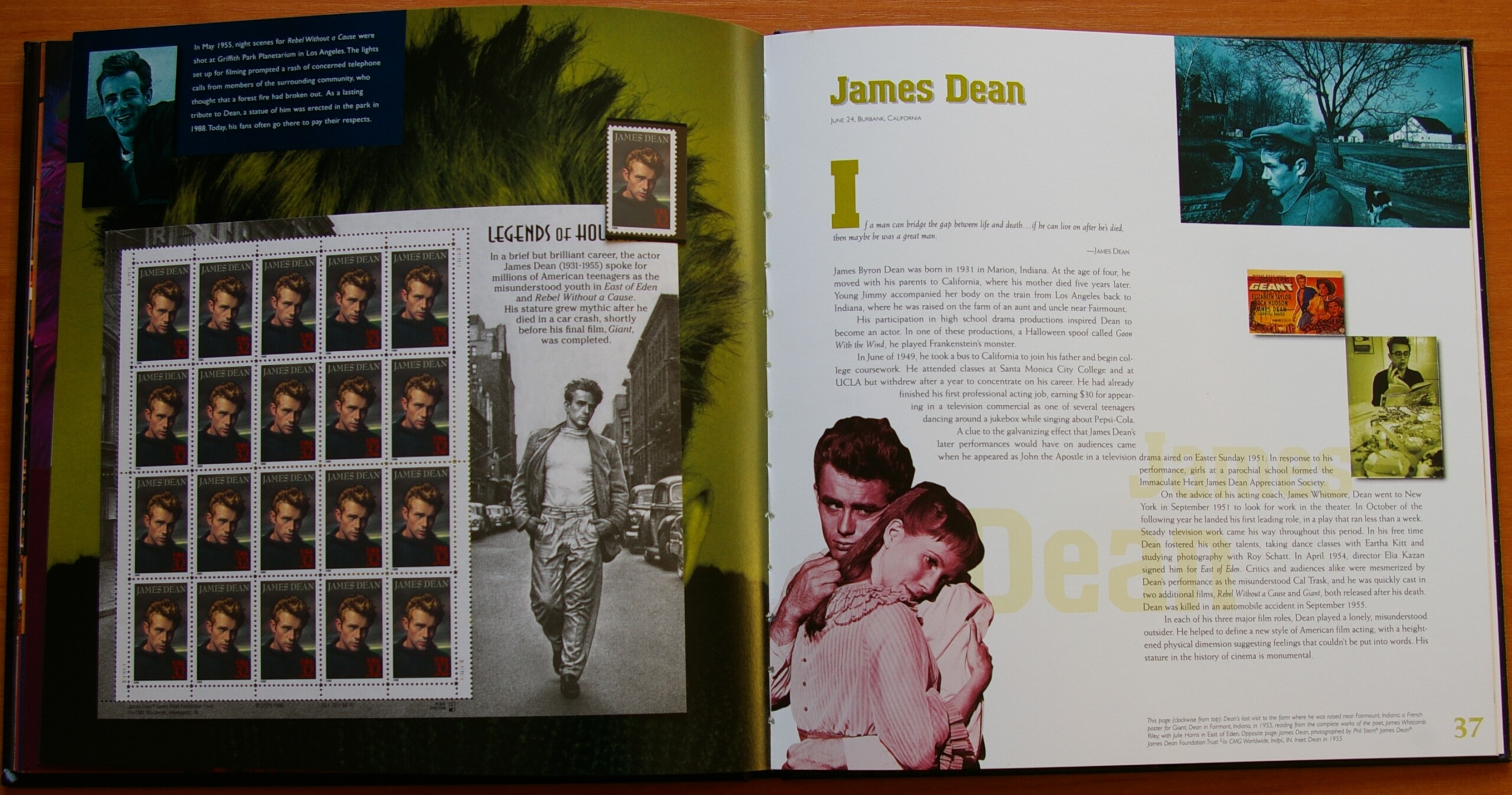 JAV, 1996 m. pašto ženklų rinkinio knyga G JAV, 1996 m. pašto ženklų rinkinio knyga G