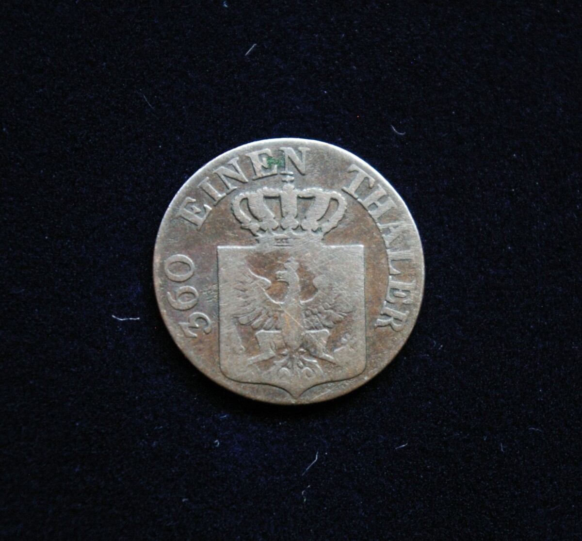 Prūsija, 1 pfenigas 1839m-A
