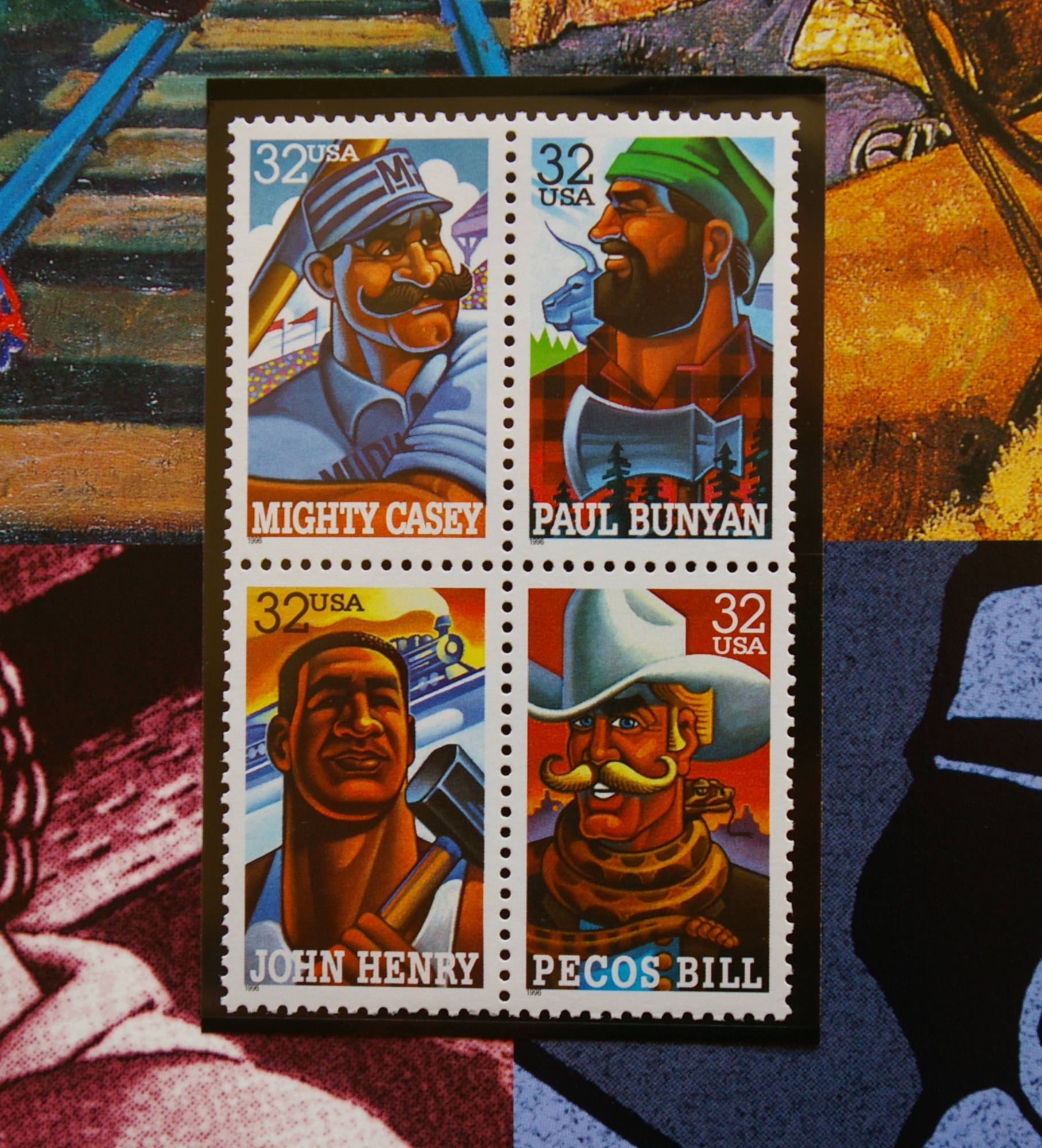 JAV, 1996 m. pašto ženklų rinkinio knyga G JAV, 1996 m. pašto ženklų rinkinio knyga G