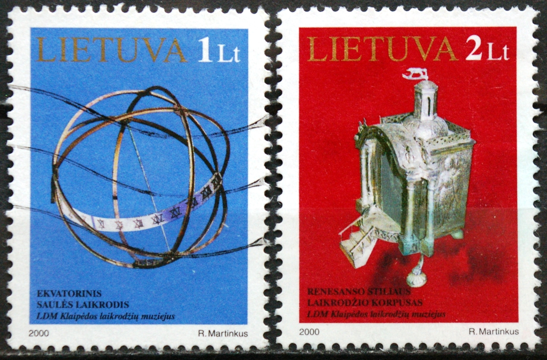 Lietuva, pilna serija MiNr 728-729 Used(O) Vx1