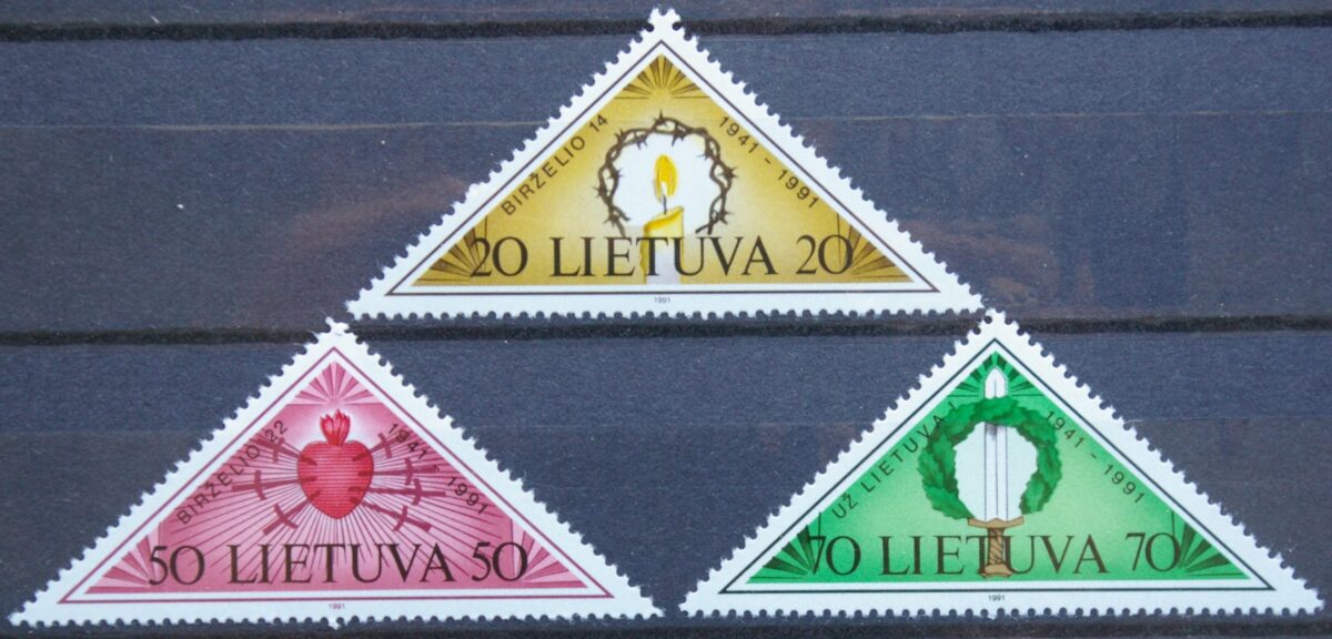 Lietuva, pilna serija MiNr 477-479 MNH**