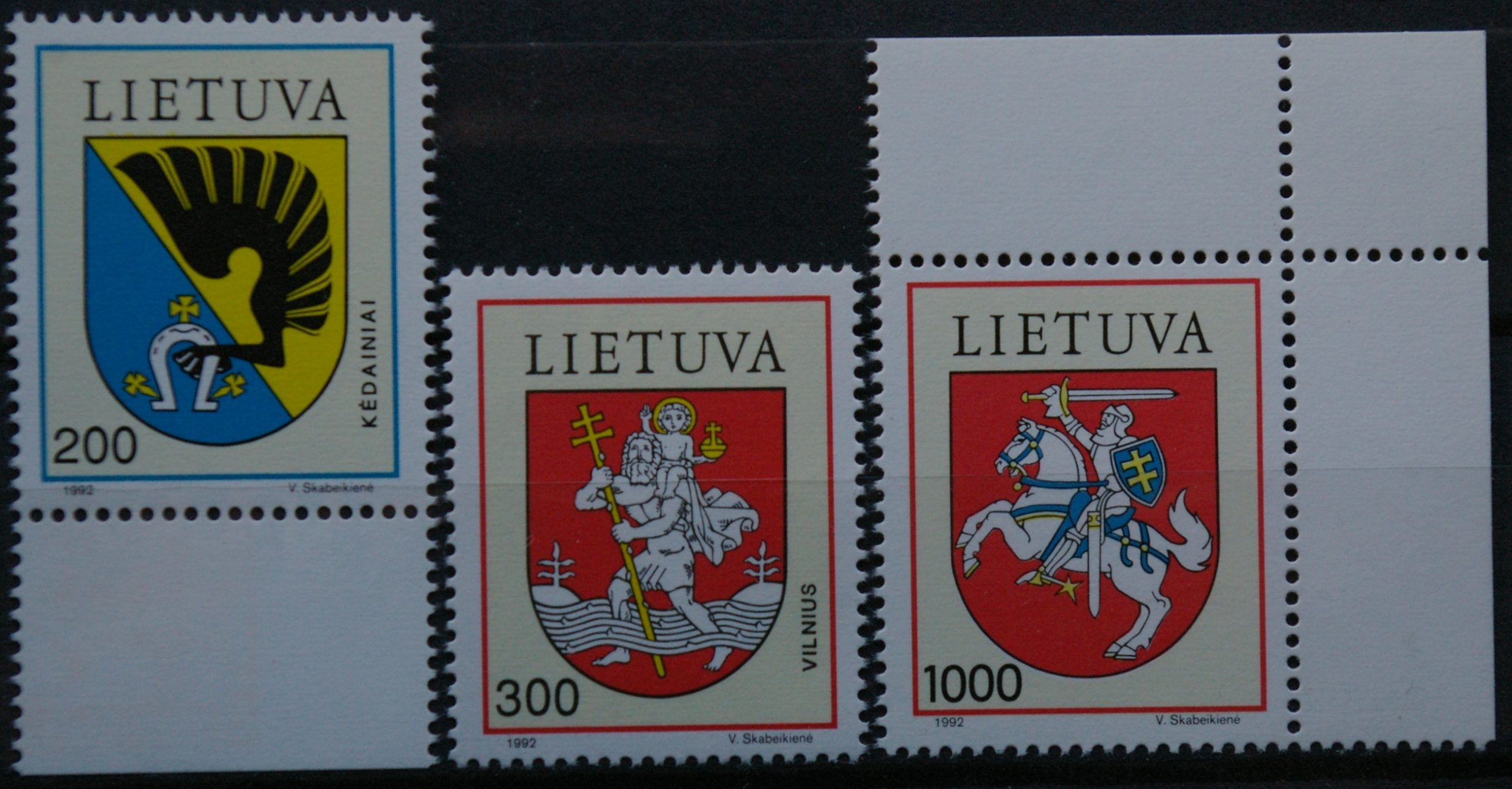 Lietuva, pilna serija MiNr 505-507 MNH**