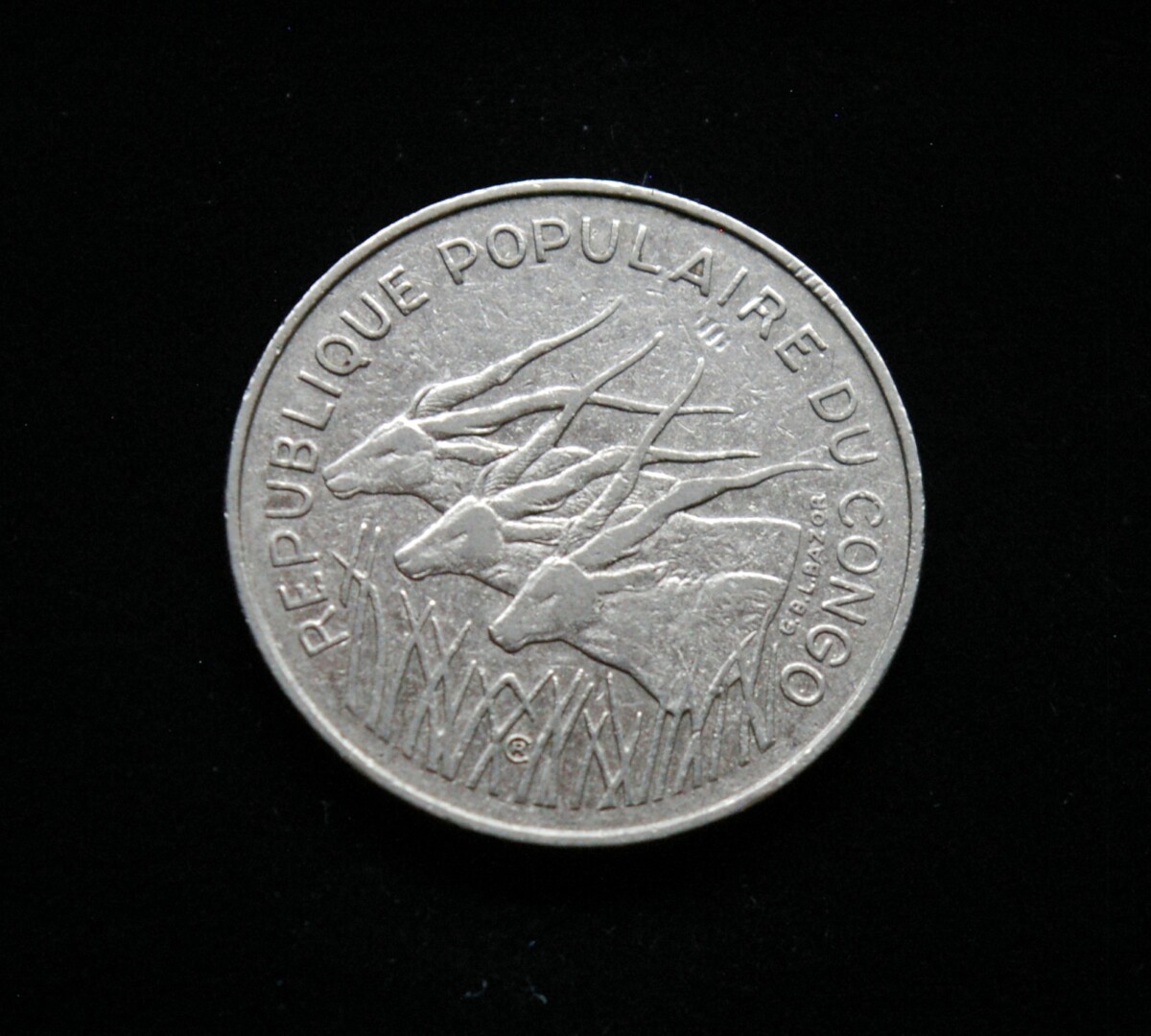 Kongas, 100 frankų 1975m