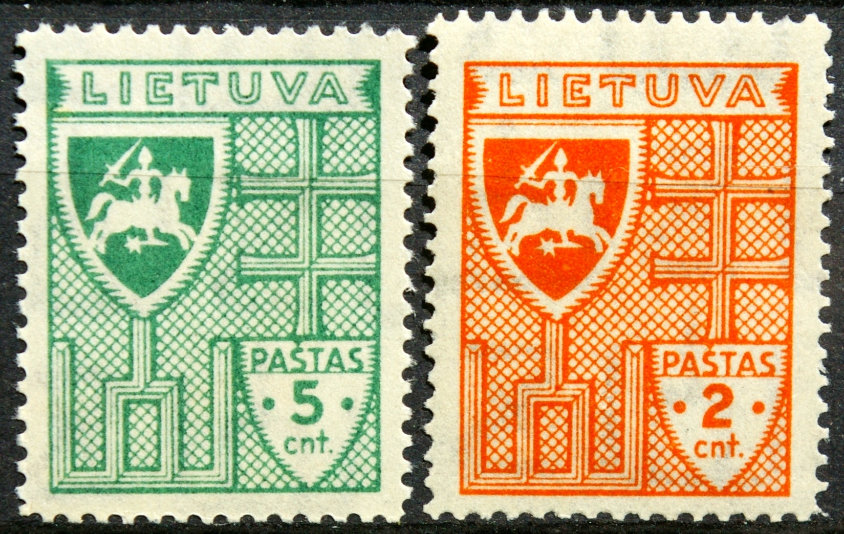 Tarpukario Lietuva, pilna serija, MiNr 408-409 MNH**
