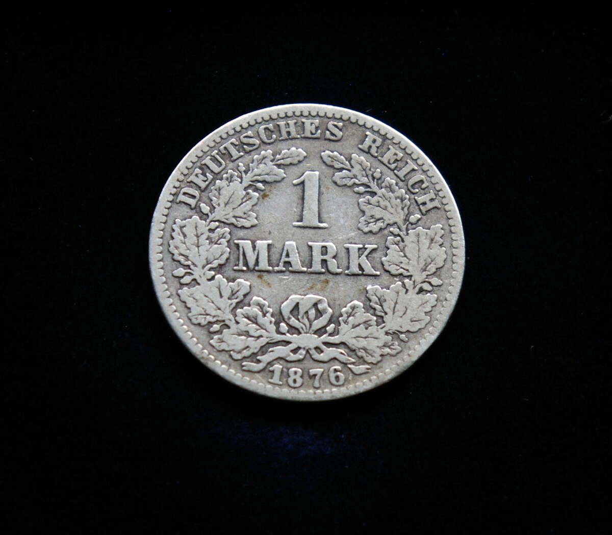Vokietijos Imperija, SIDABRINĖ 1 markė 1876m-C