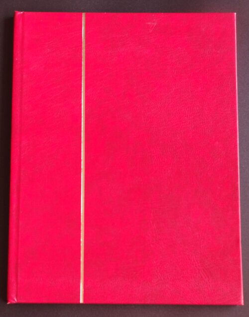 Naudotas pašto ženklų albumas, A5 formato, 8 baltų puslapių