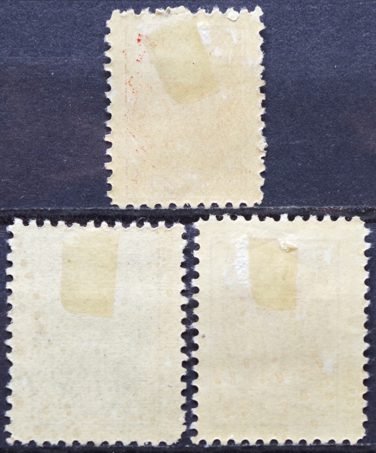 Vidurio Lietuva, pilna pirmoji serija MiNr 1-3 MH*