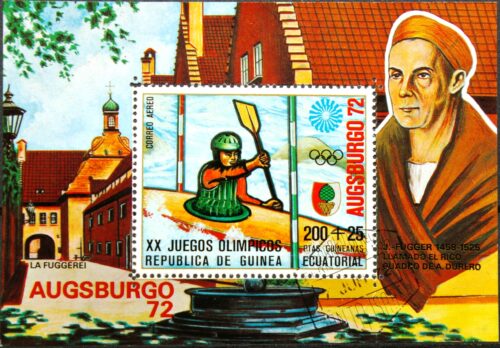 Pusiaujo Gvinėja, blokas Nr 9, MiNr 64 Used (O)