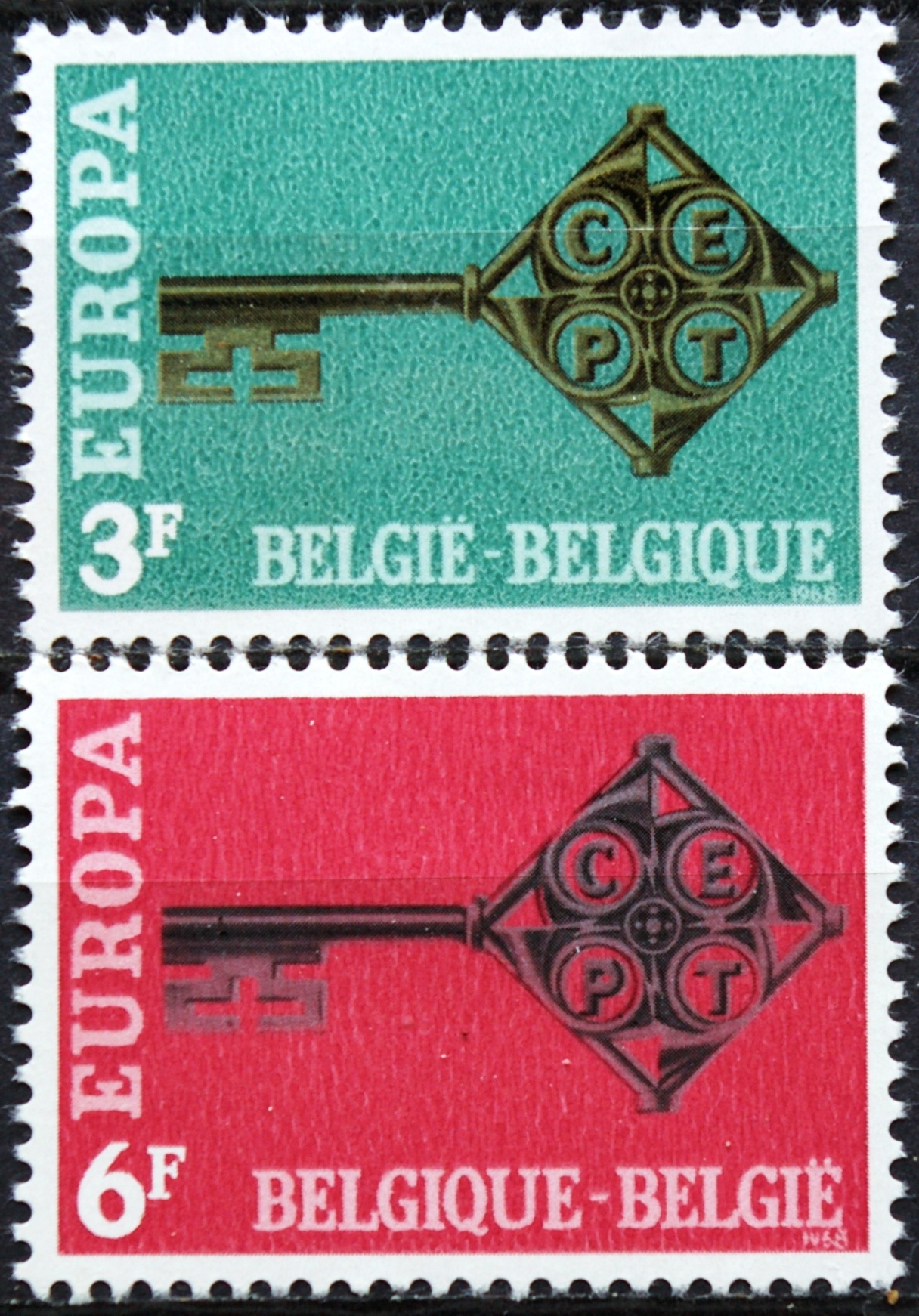 Belgija, pilna serija, MiNr 1511-1512 MNH**