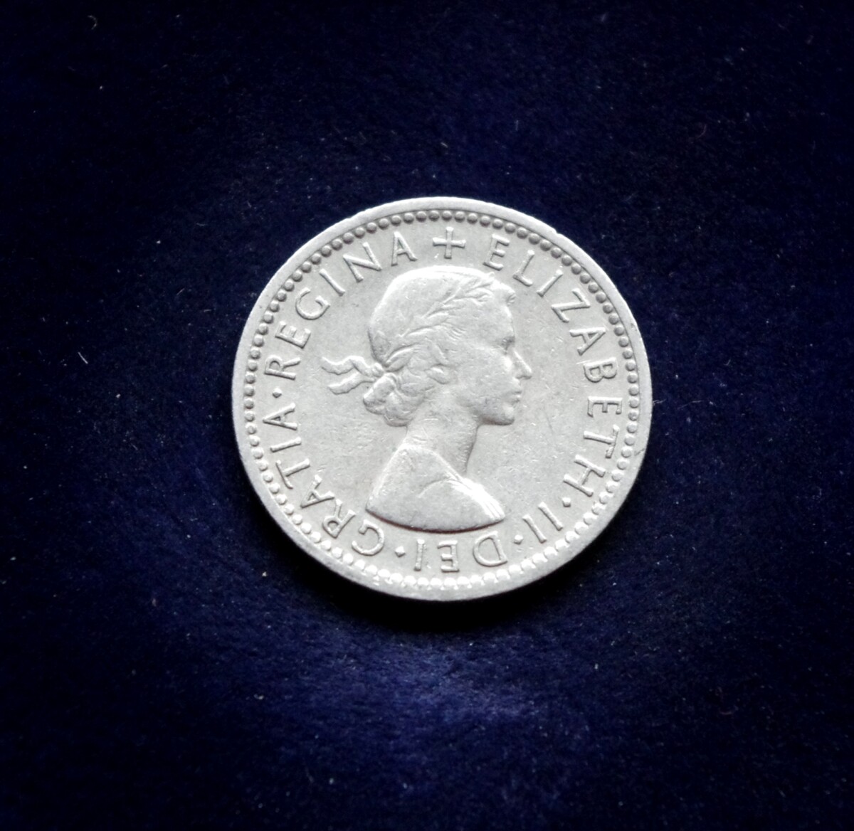 Didžioji Britanija, 6 pensai 1954m