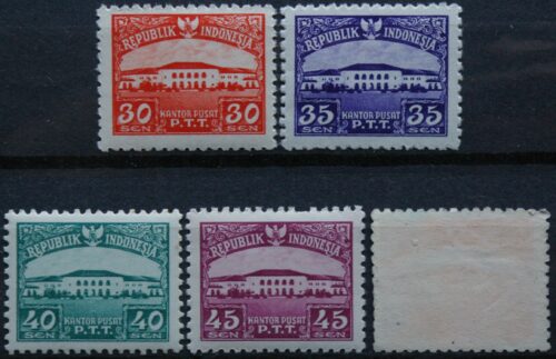 Indonezija, pilna serija, MiNr 100-104 MNH**/Used (O)