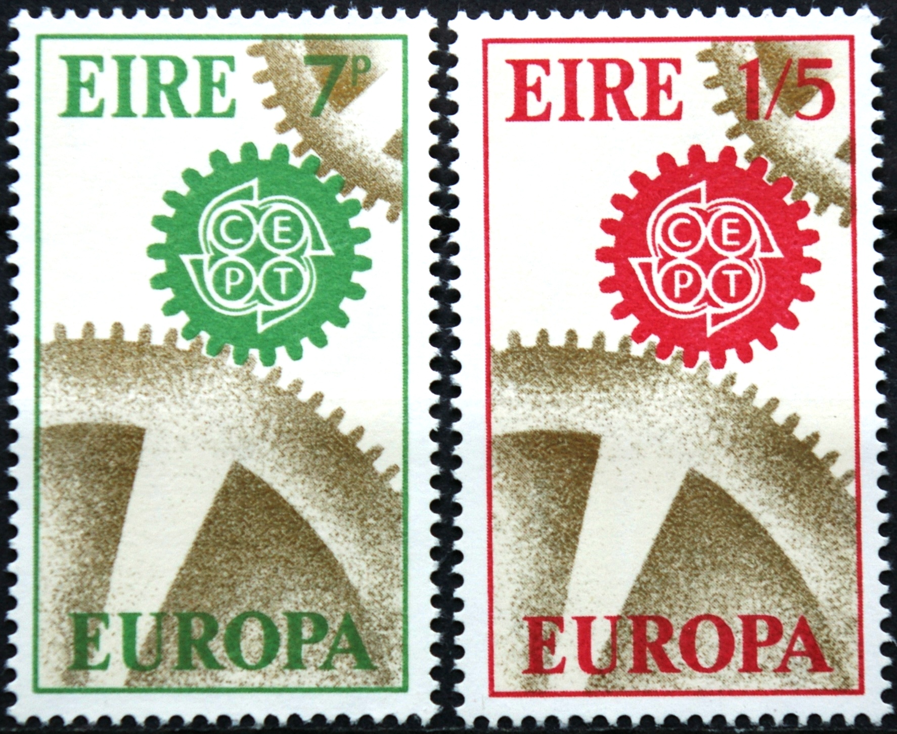 Airija, pilna serija, MiNr 192-193 MNH**