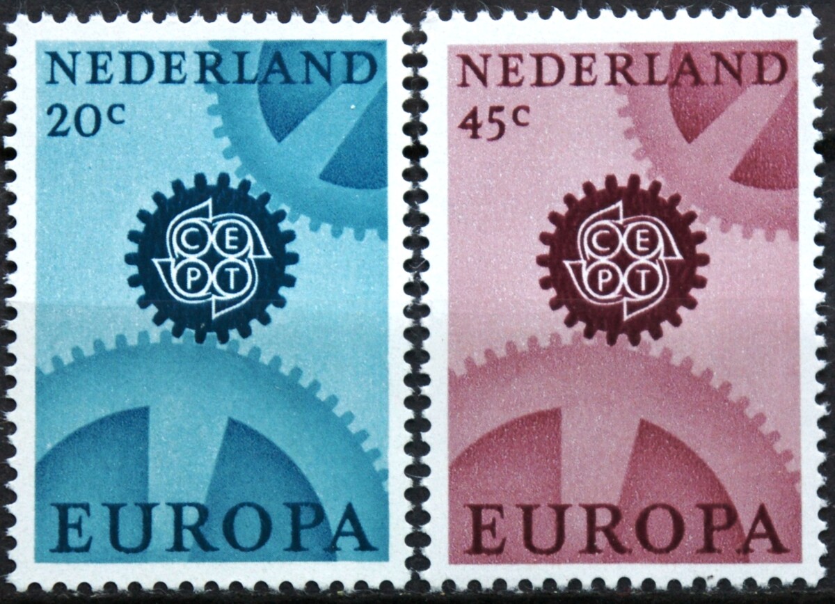 Nyderlandai, pilna serija, MiNr 878-879 MNH**