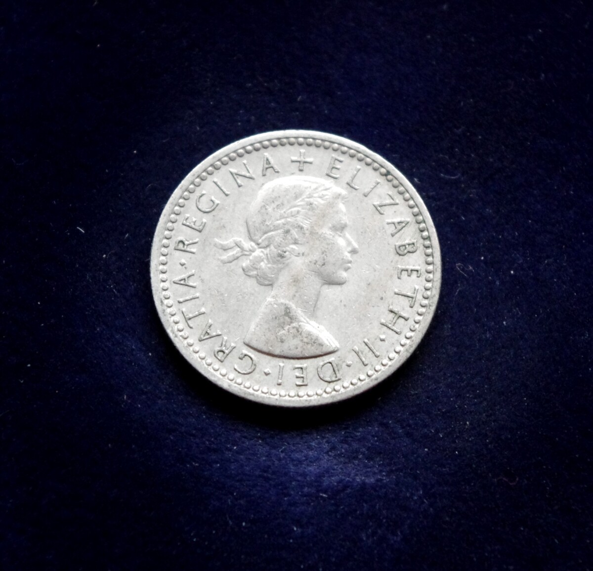 Didžioji Britanija, 6 pensai 1961m