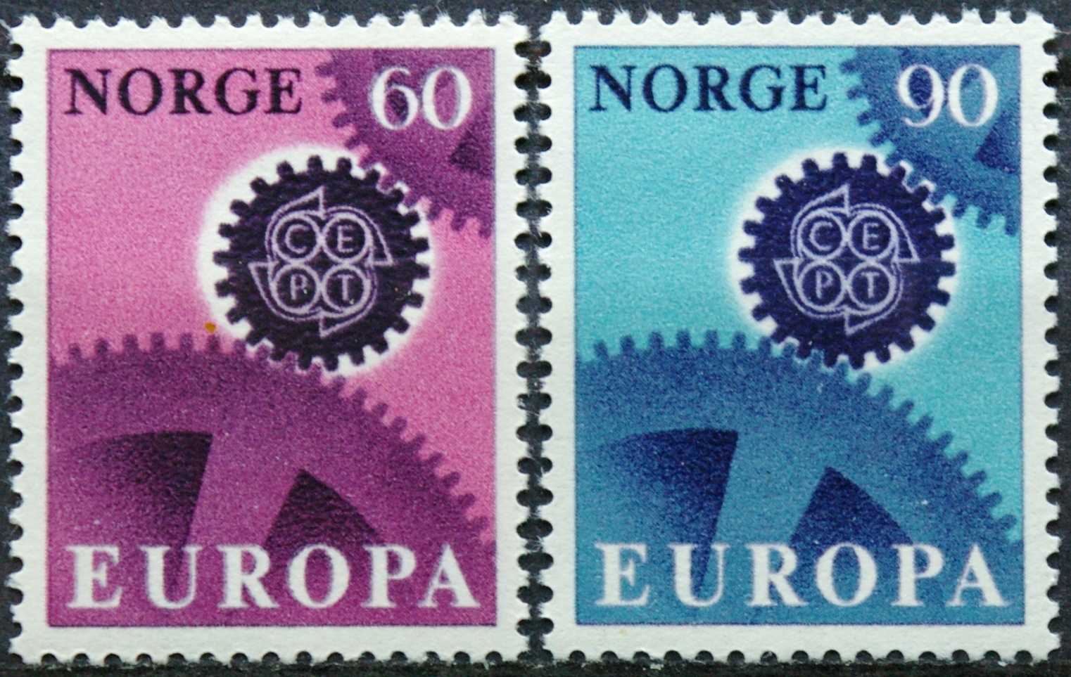 Norvegija, pilna serija, MiNr 555-556 MNH**
