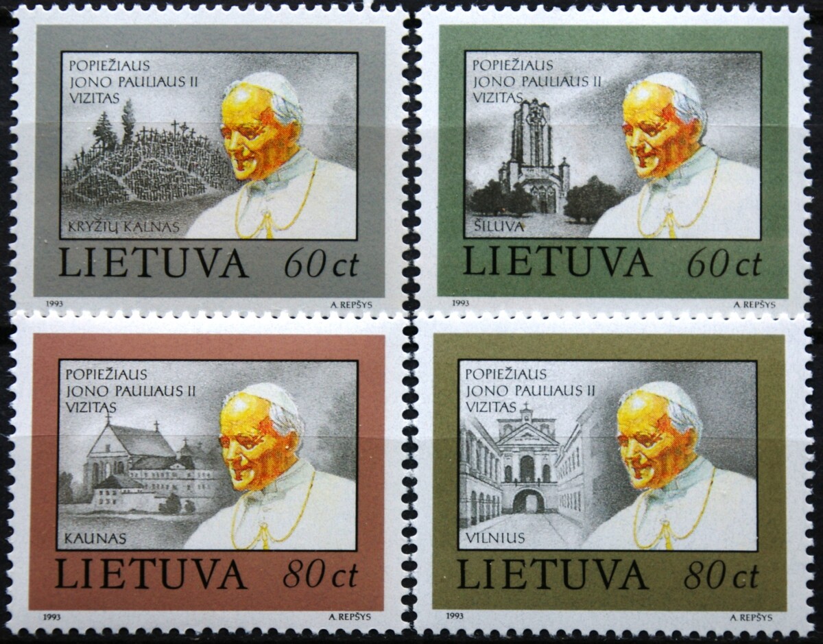 Lietuva, pilna serija MiNr 533-536 MNH** V