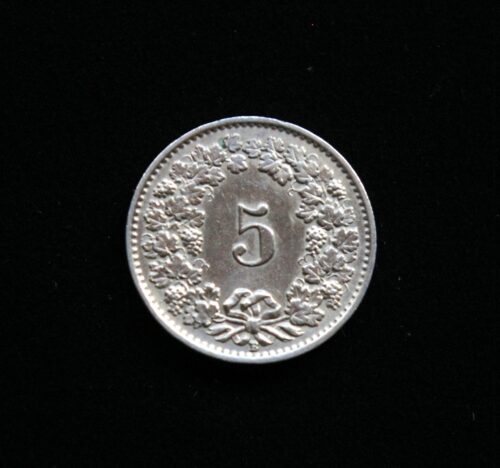 Šveicarija, 5 rapenai 1927m