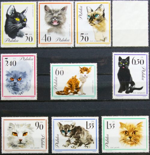 Lenkija, pilna serija ScNr 1216-1225 MNH**/Used(O)