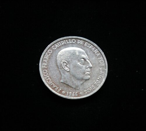 Ispanija, 50 sentimų 1966m *73
