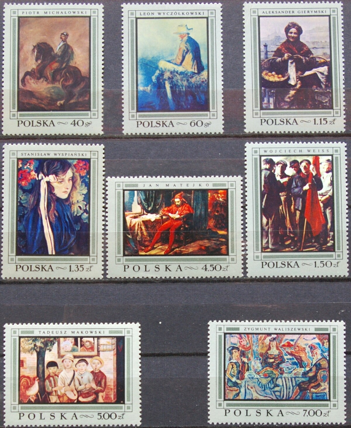 Lenkija, pilna serija ScNr 1602-1609 MNH**