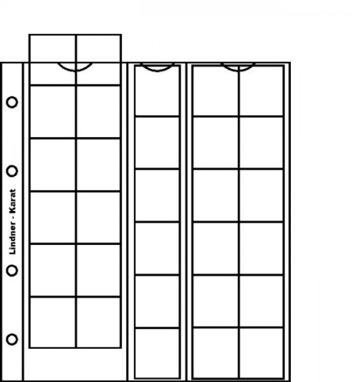 Monetų albumas LINDNER Karat Basic 1116M