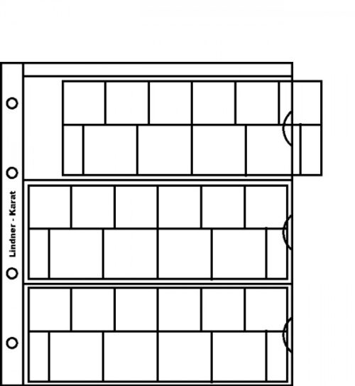 Monetų albumas LINDNER Karat Basic 1116M