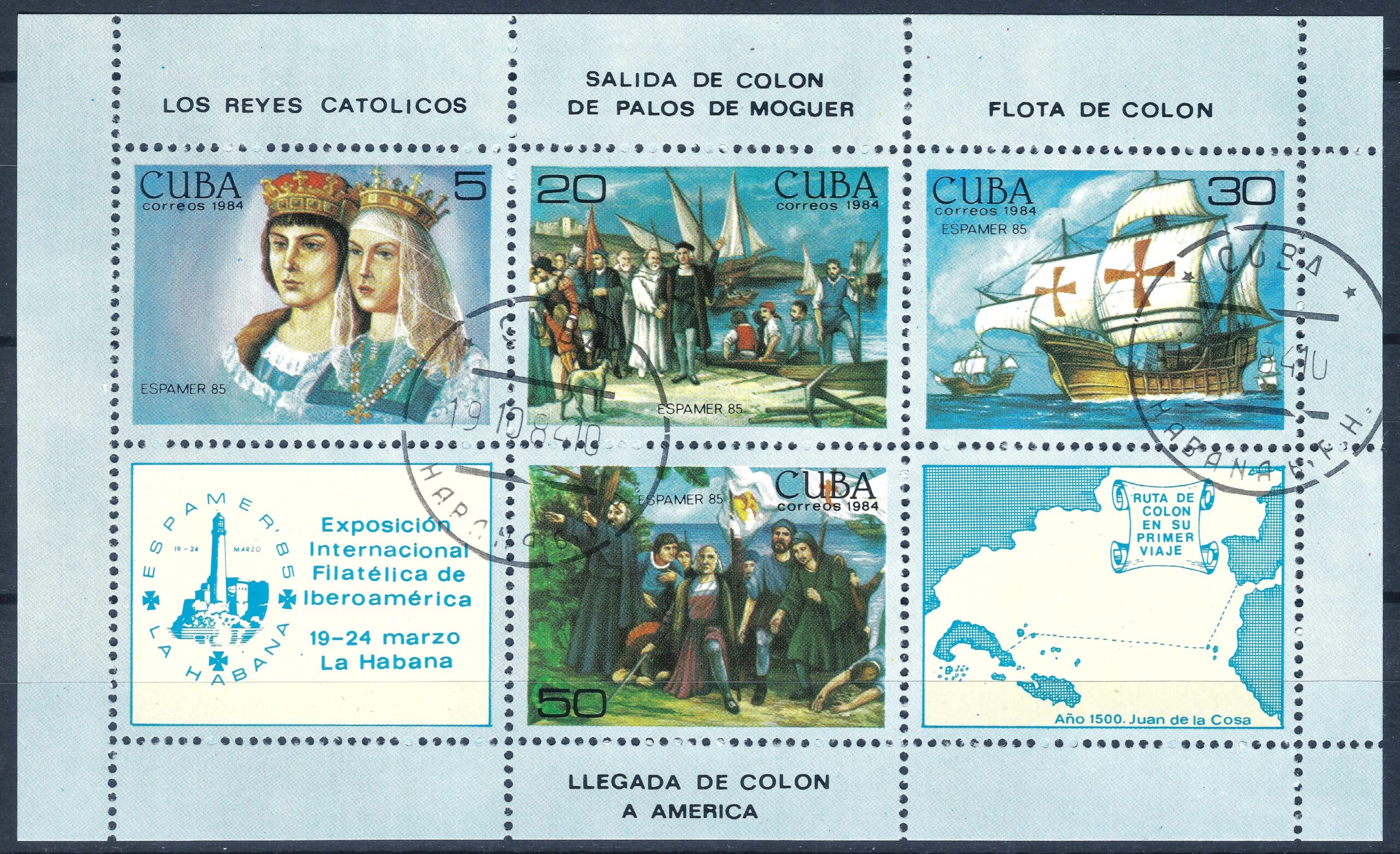 Kuba, blokas Nr. 86 MiNr 2894-2897 Used(O) Tx1