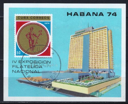 Kuba, neperforuotas blokas Nr. 43, MiNr 2019 Used (O) V